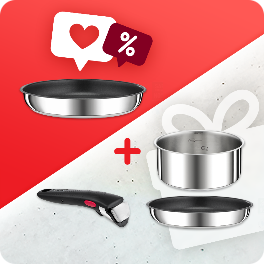 Tefal Pack Web - 4 PièCes My Ingenio - Gamme Preference Inox (Tous Feux)-image