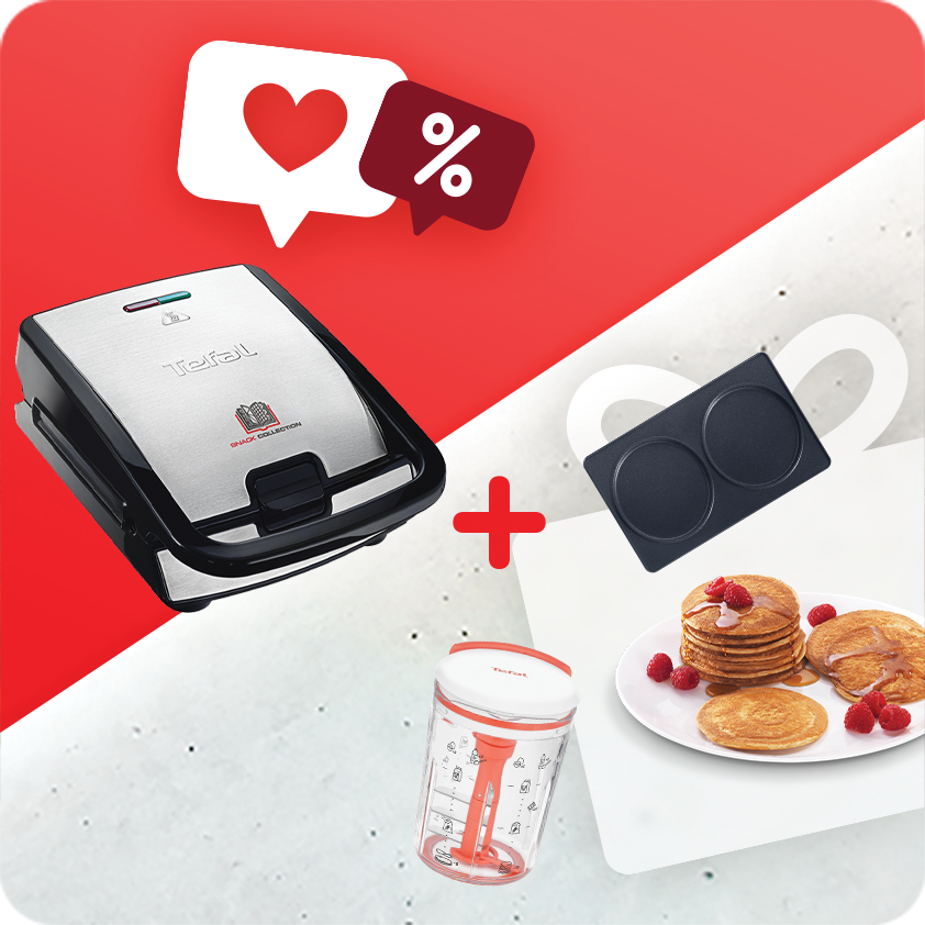 Tefal Pack Web - Snack Collection Gaufres Pancake Et Sandwich Et CrêPes Express-image